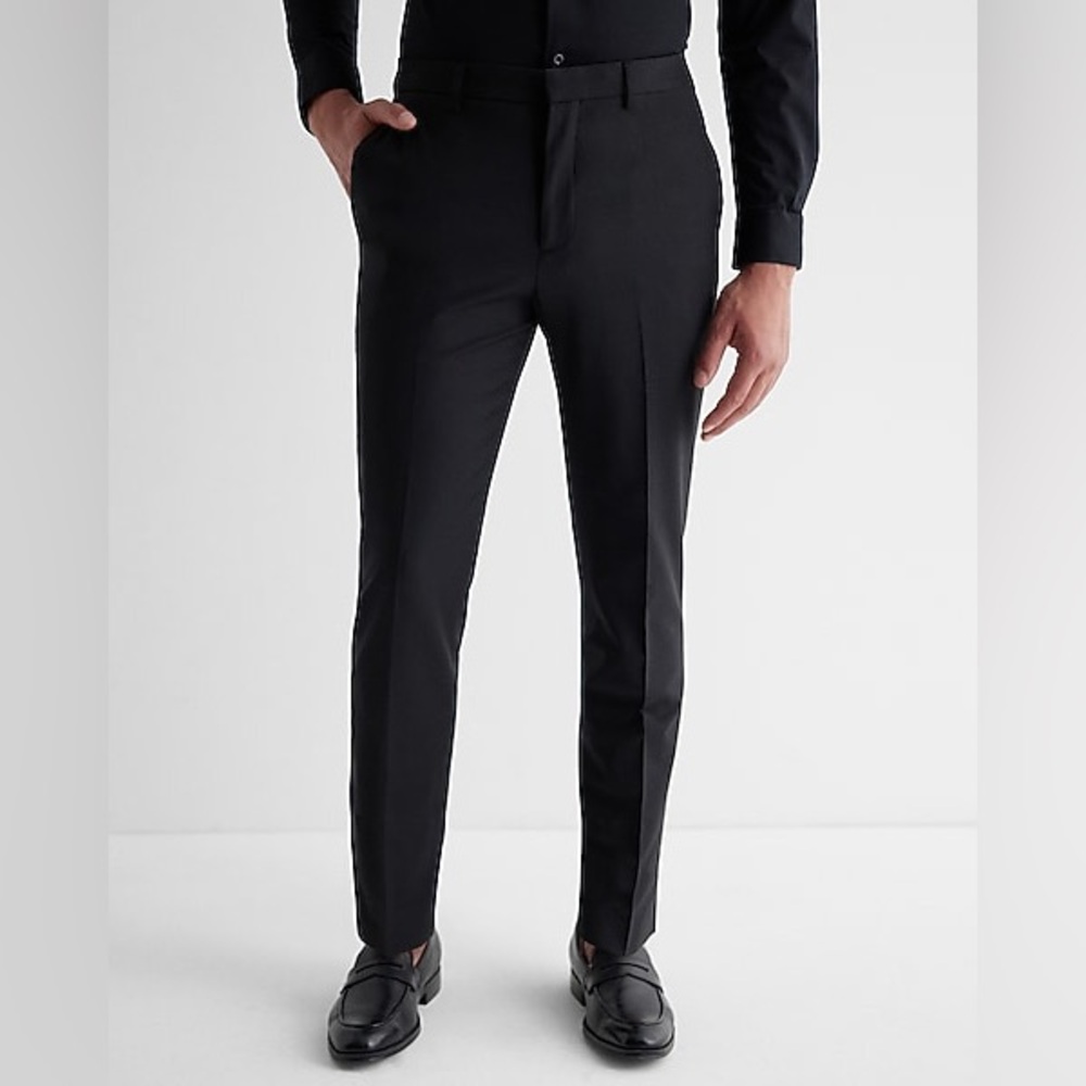 Express Extra Slim Black Dress Pants